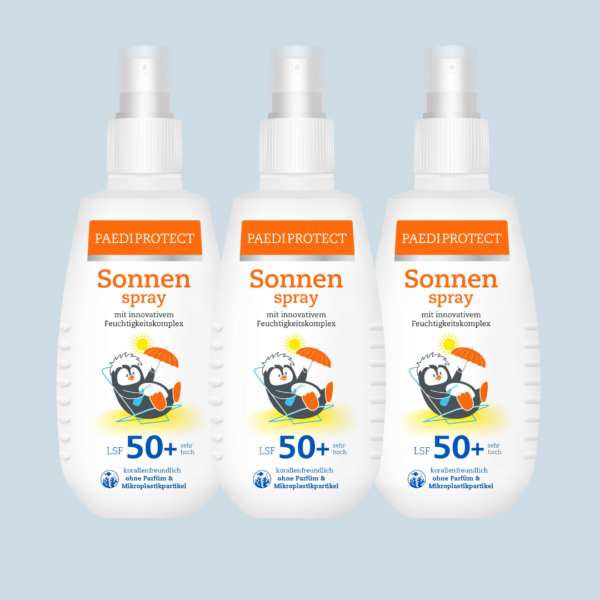 a group of sunscreen spray bottles